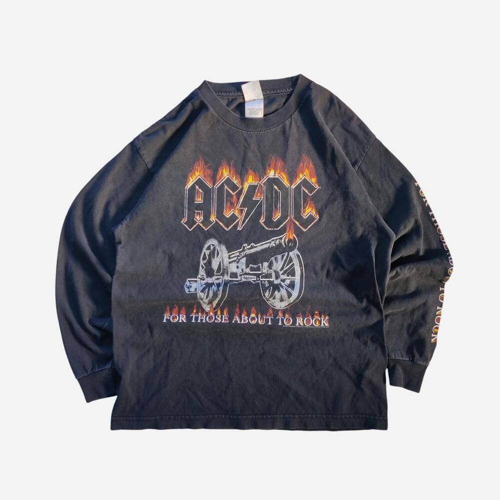 vintage 2004 AC/DC For Those Who Rock long sleeve shirt